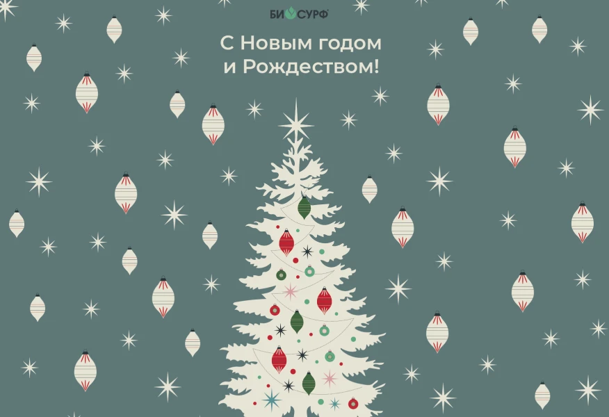 Компания Биосурф поздравляет с Новым годом!